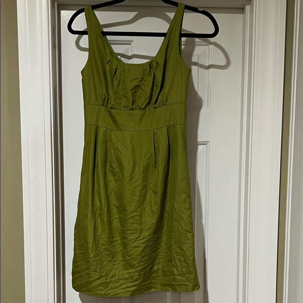 J. Crew Olive Green Mini Dress